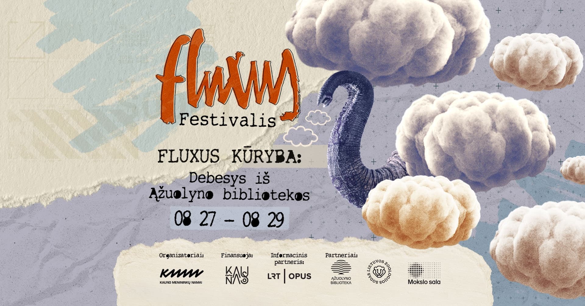 Fluxus kūryba ◈ Debesys iš Ąžuolyno bibliotekos