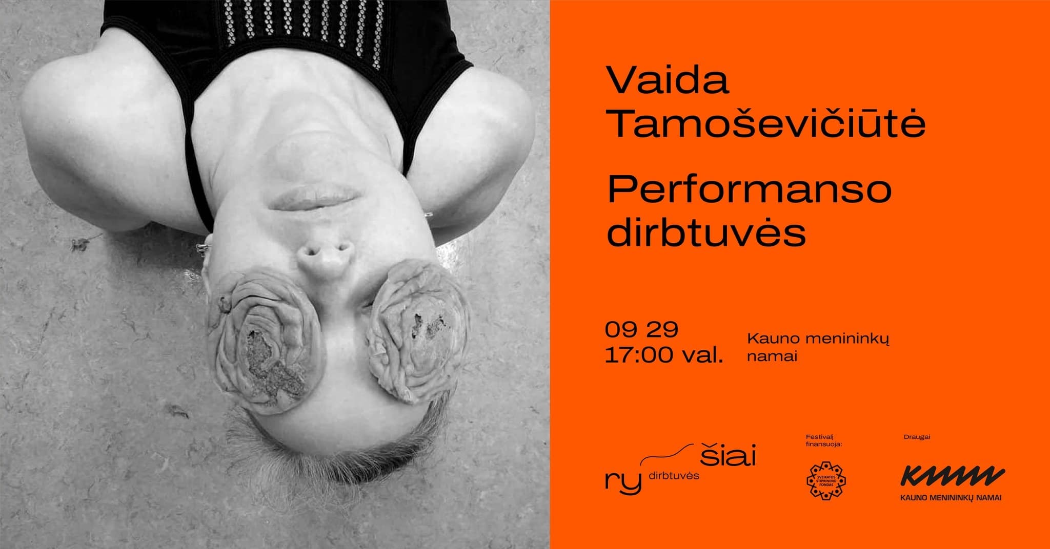 RYŠIAI | Performanso dirbtuvės su Vaida Tomaševičiūte
