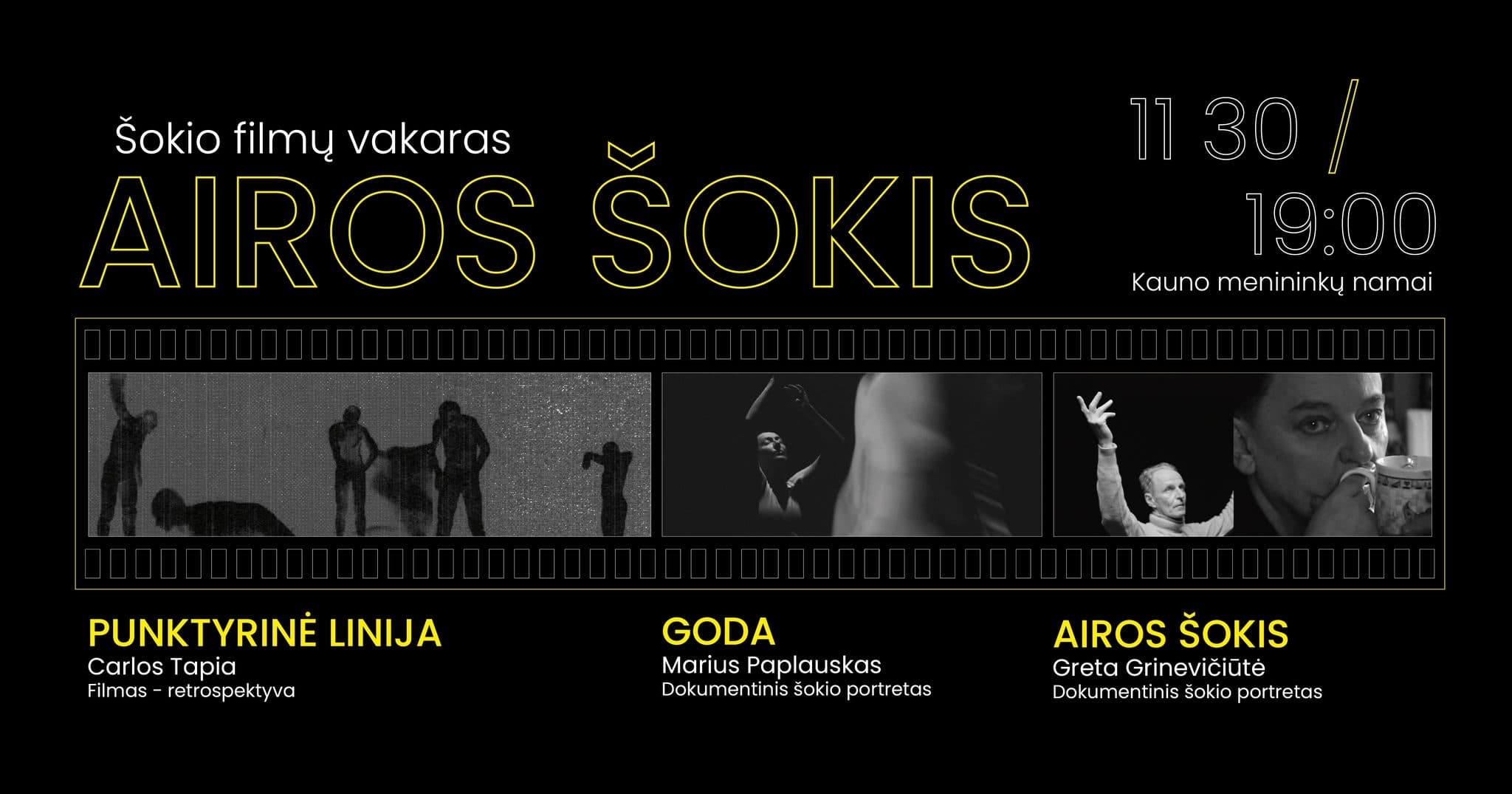 Šokio filmų vakaras „Airos šokis“