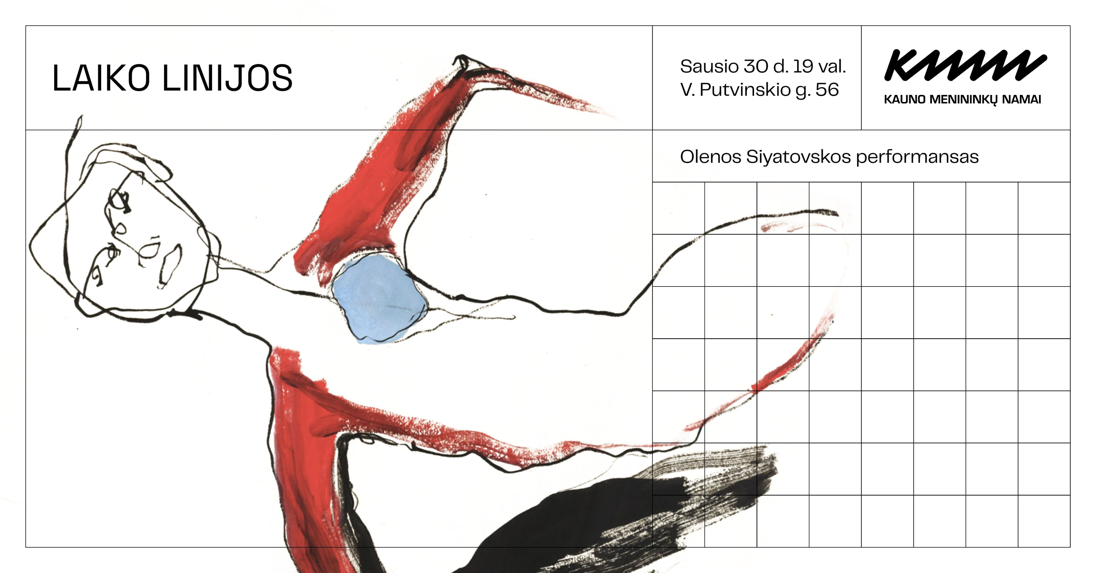 Temporal Lines: performance by Olena Siyatowska