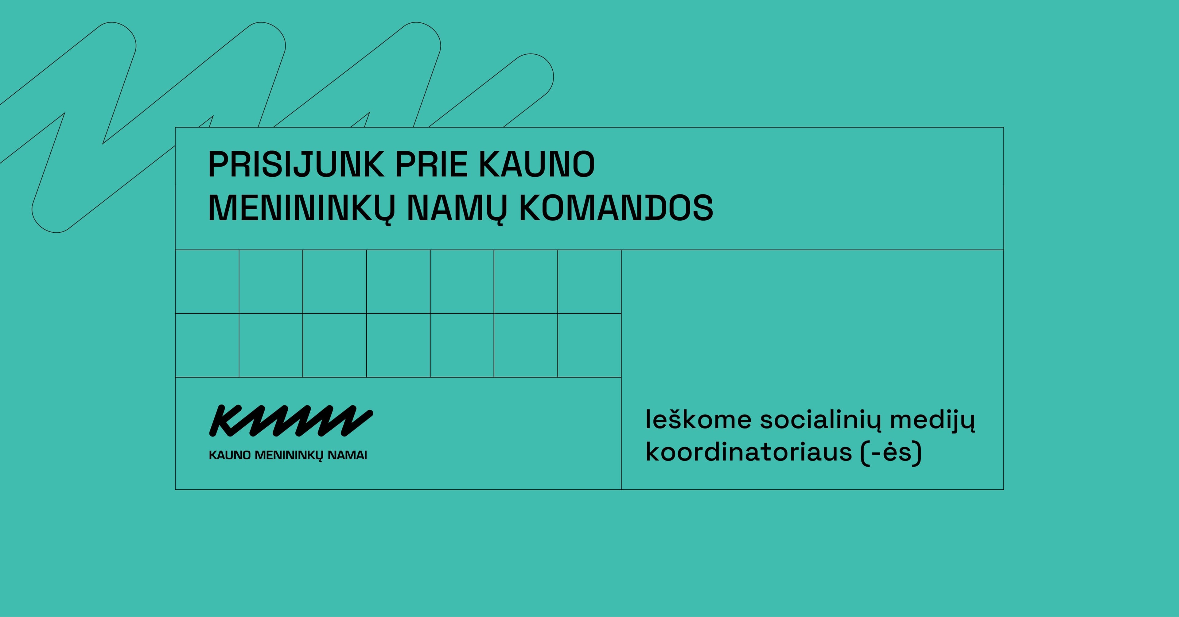 Kviečiame socialinių medijų koordinatorių (-ę) prisijungti prie Kauno menininkų namų komandos