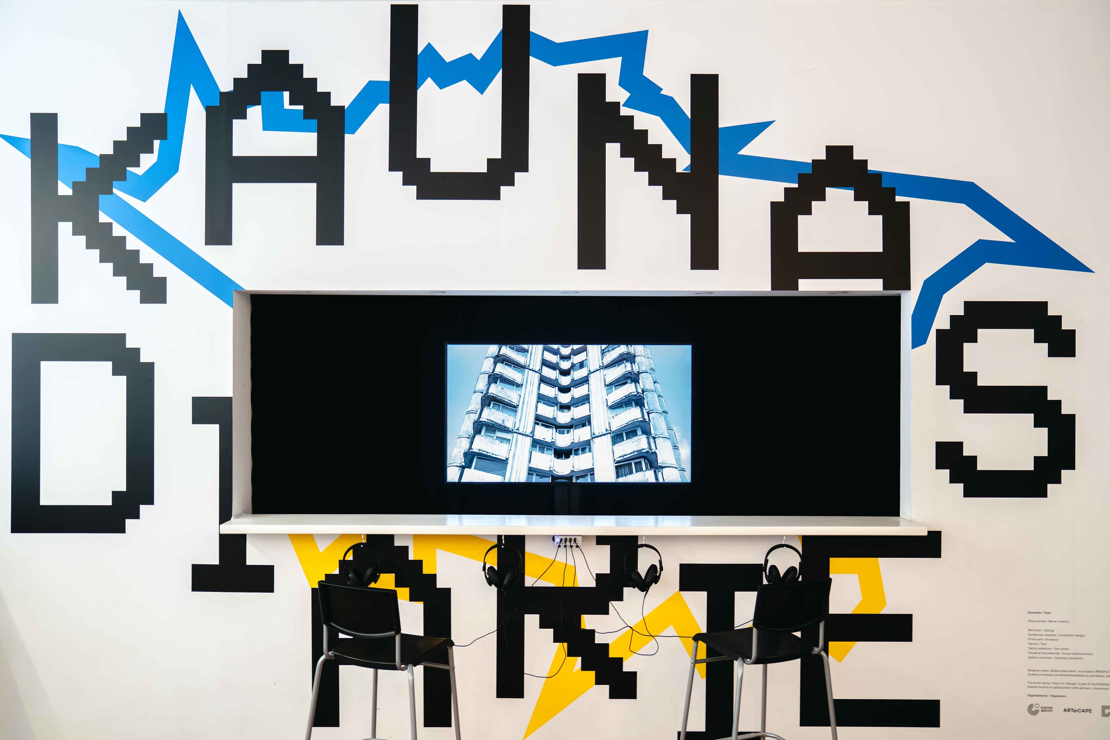 Ukrainiečių jaunimas pristato trumpametražių filmų instaliaciją „Kauno dienoraščiai“