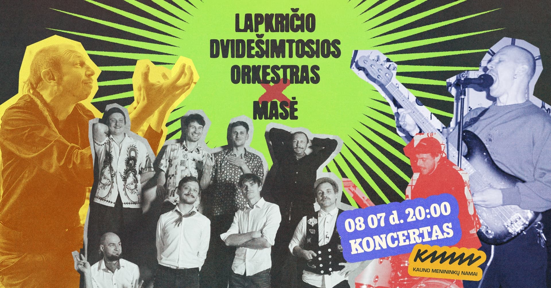 Lapkričio dvidešimtosios orkestras x Masė | Concert at the KMN Amphitheatre