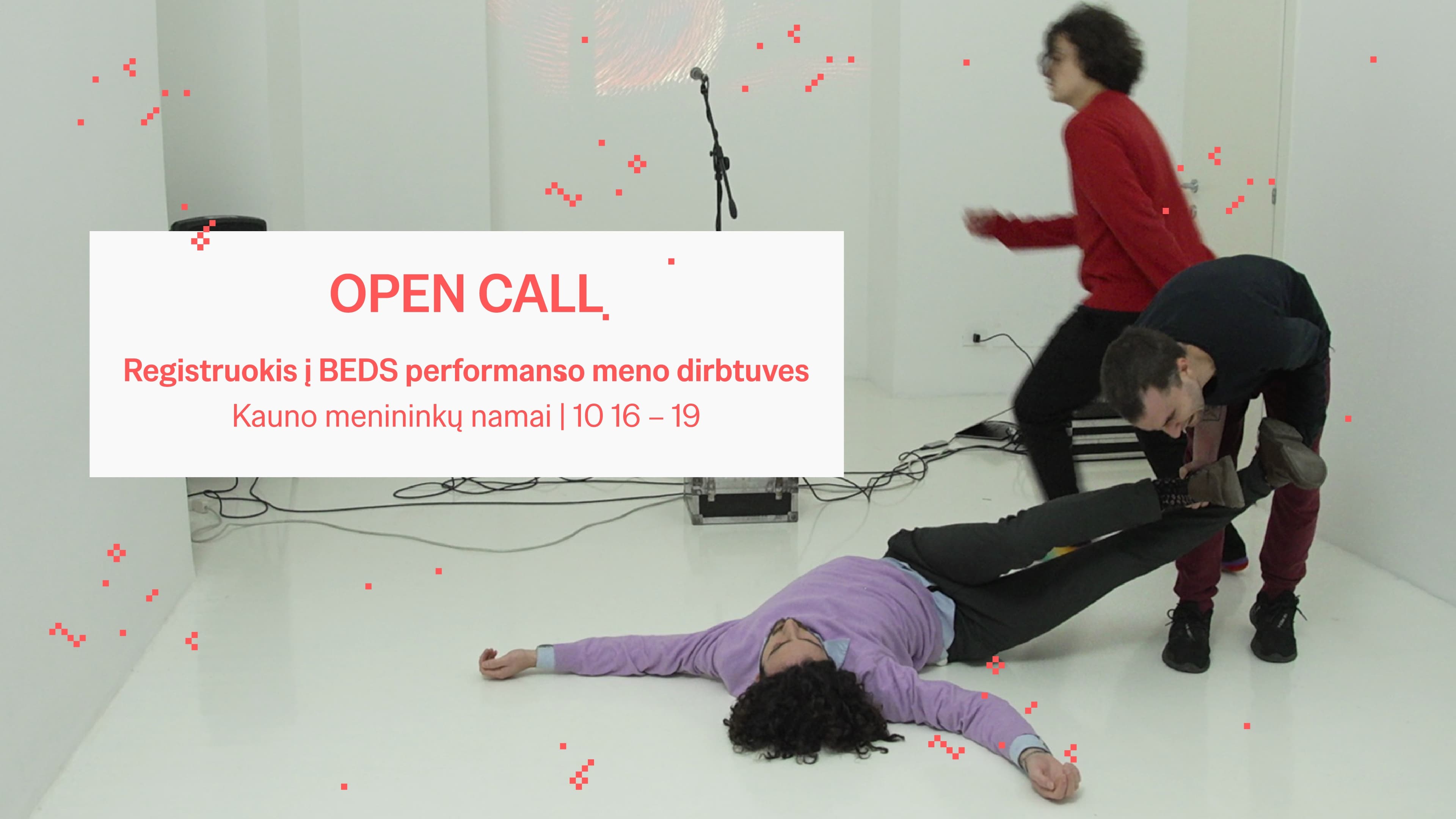 Menininkų kolektyvo BEDS dirbtuvės „Groundplay” ⑇ Atviras kvietimas menininkams