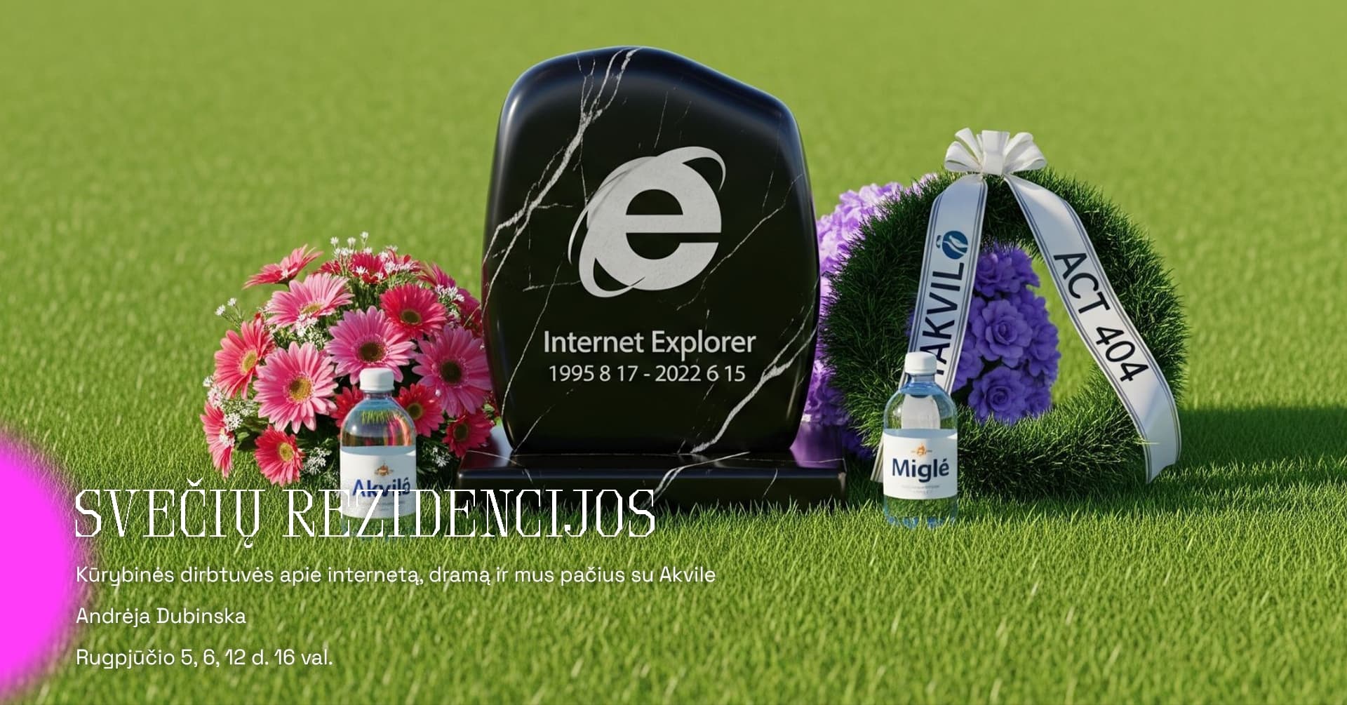 Svečių rezidencijos | Kūrybinės dirbtuvės su Akvile Andrėja