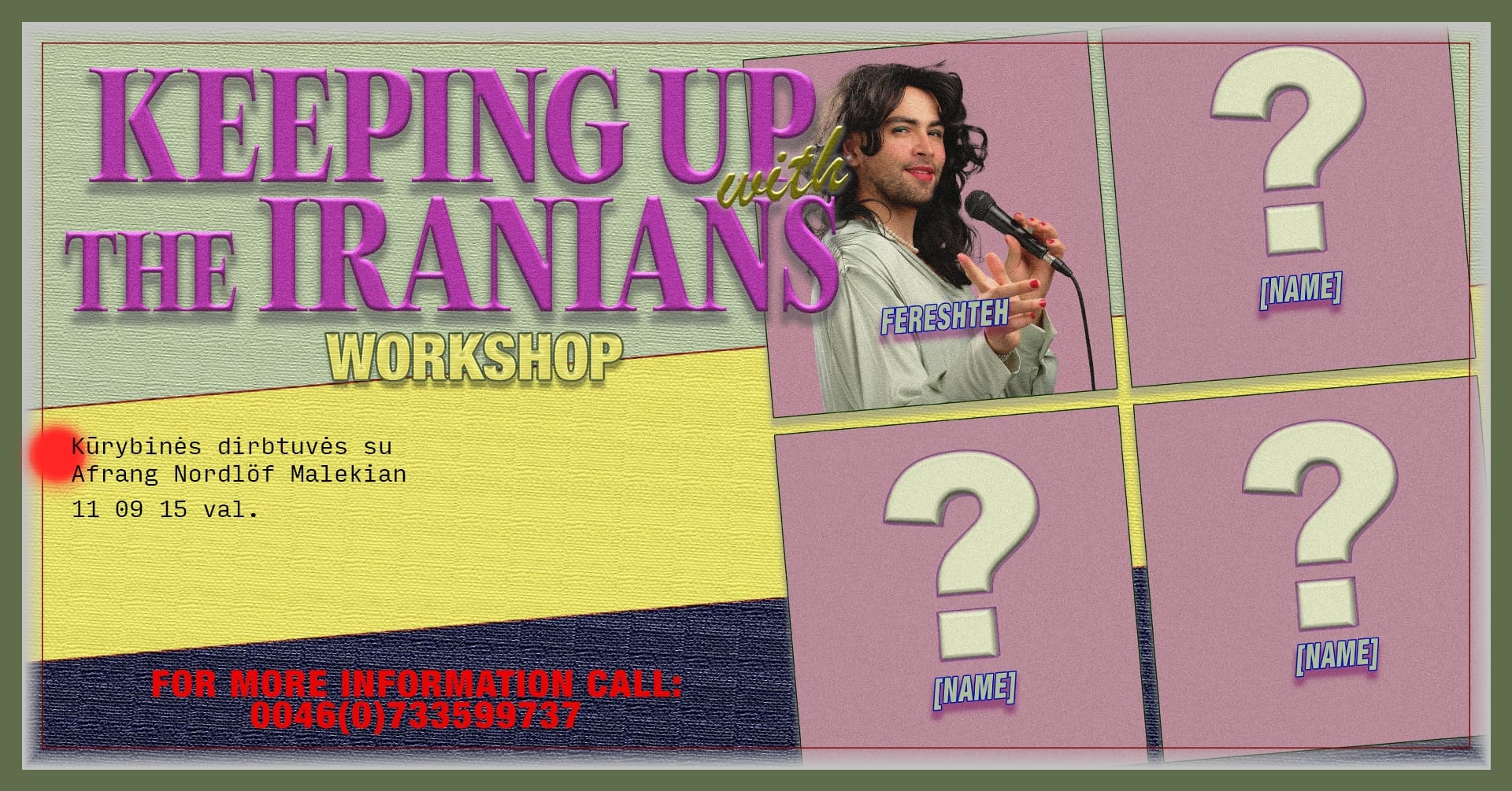 Dream Belly-up (Dog or Fish?) | Workshop with Afrang Nordlöf Malekian